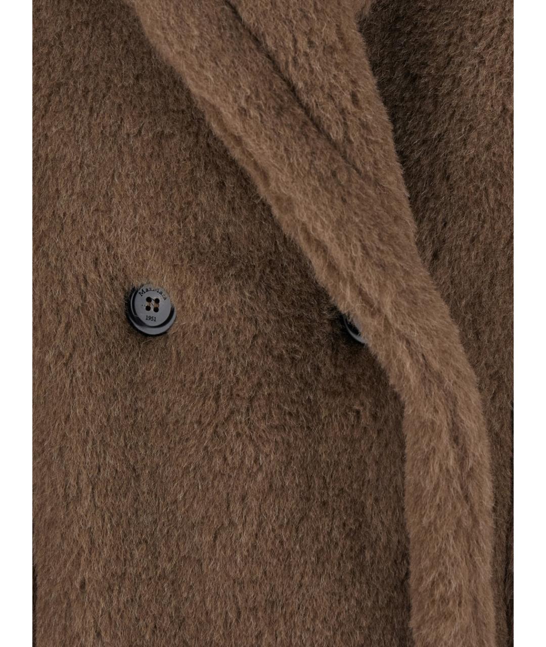 MAX MARA Коричневый шерстяной жилет, фото 3