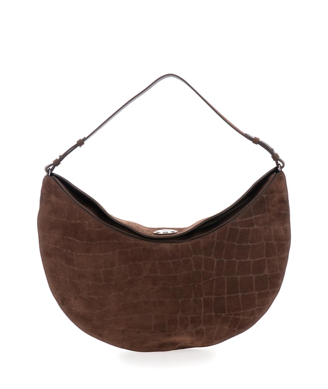 JACQUEMUS Коричневая кожаная сумка через плечо, фото 1