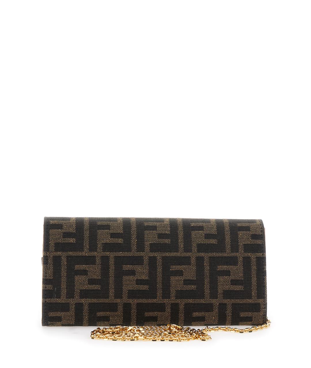 FENDI Коричневая сумка через плечо, фото 2