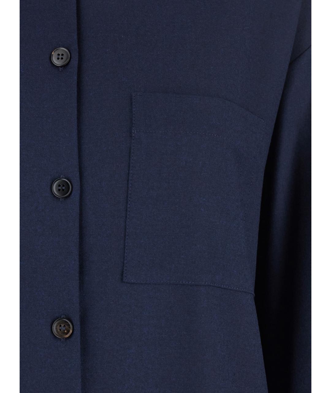 ANTONELLI Синяя шерстяная рубашка, фото 3