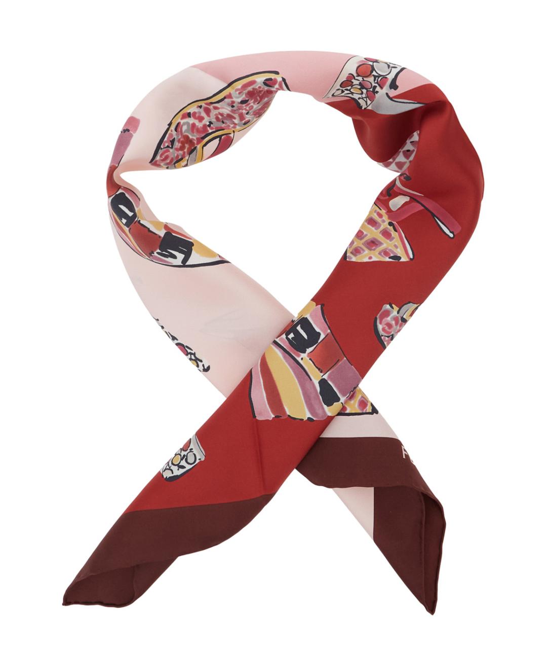 FERRAGAMO Мульти шелковый платок, фото 2