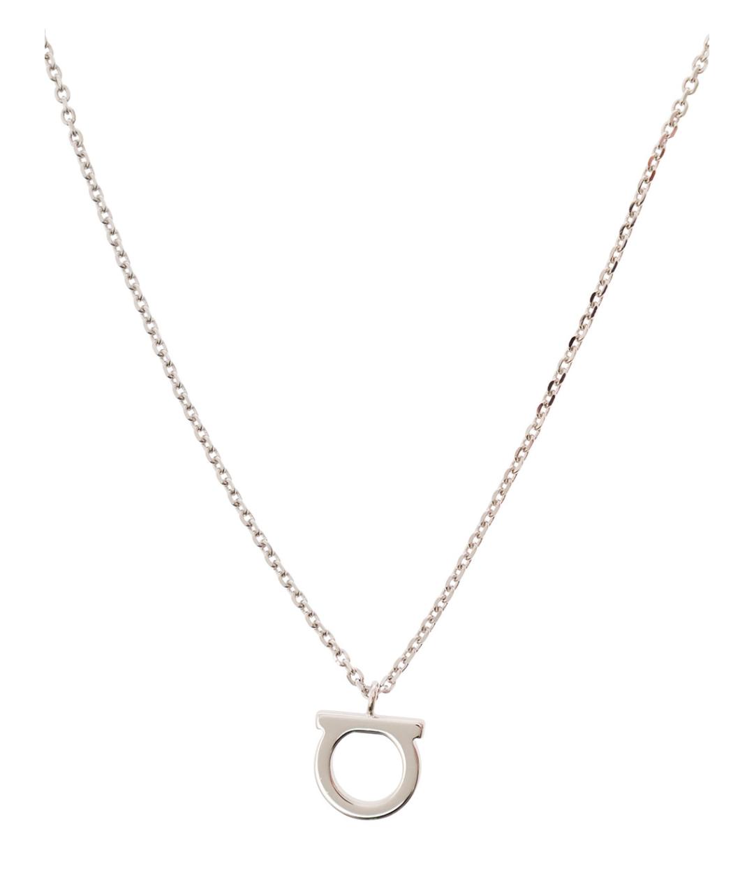 FERRAGAMO Серебряная металлическая цепочка, фото 2