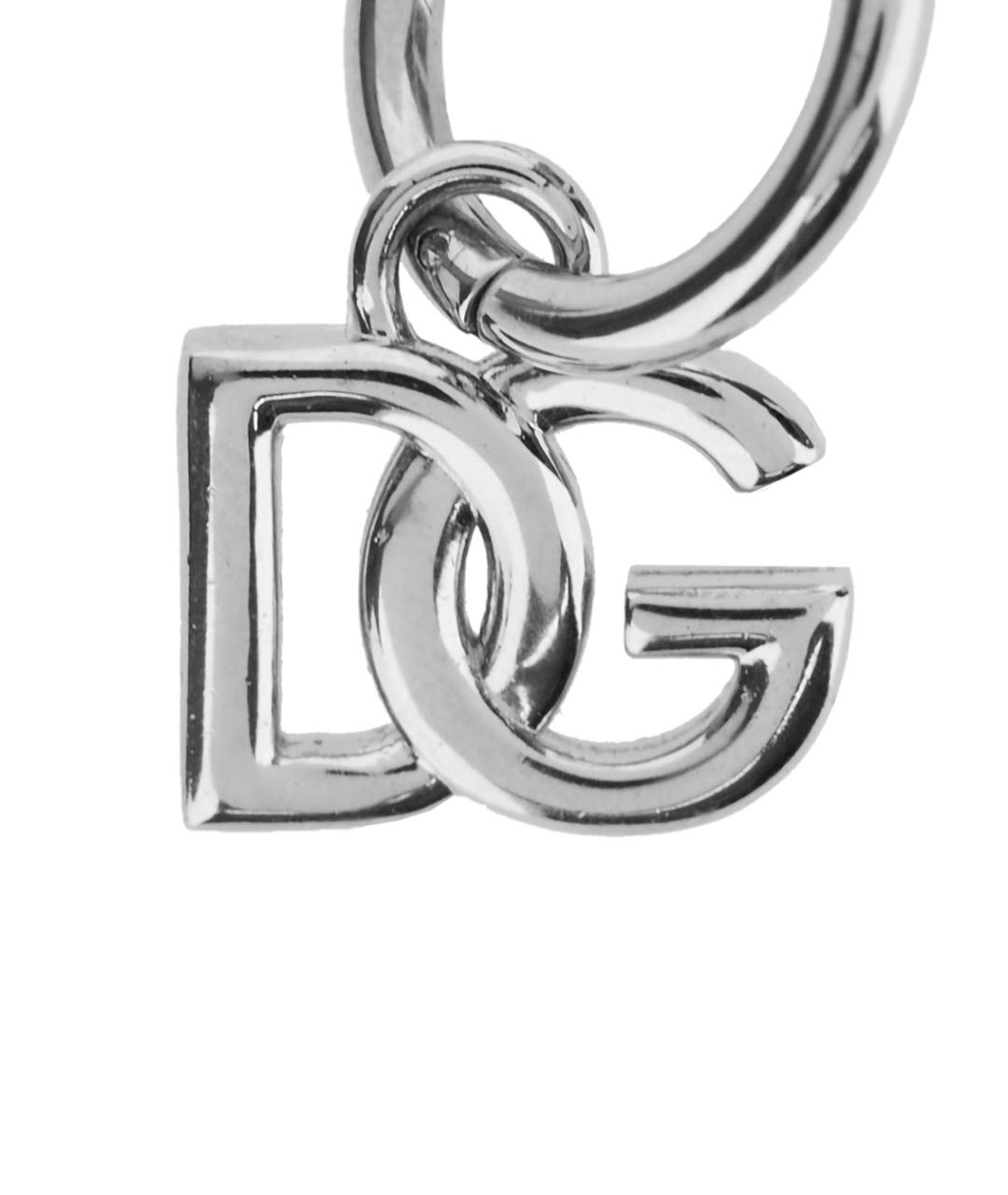 DOLCE&GABBANA Серебряные металлические серьги, фото 2