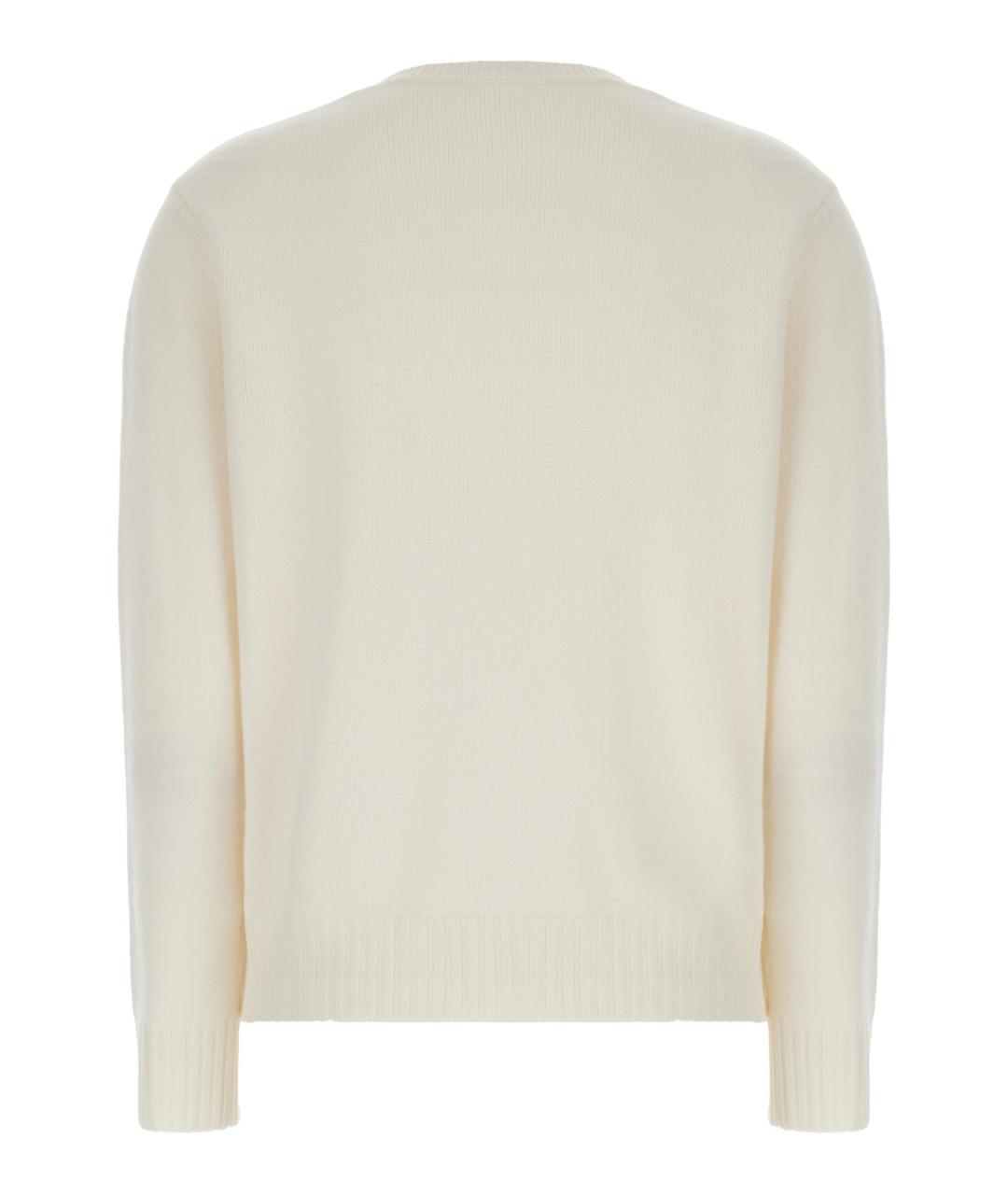 MAX MARA Белый шерстяной джемпер / свитер, фото 2