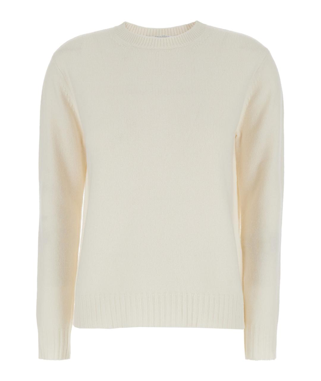 MAX MARA Белый шерстяной джемпер / свитер, фото 1