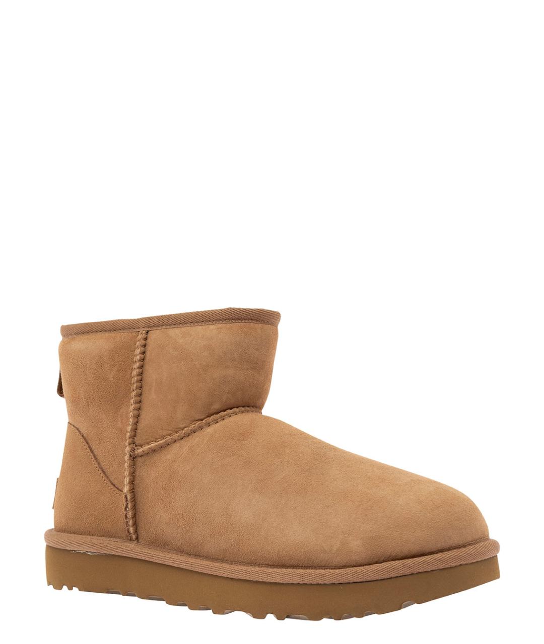 UGG AUSTRALIA Бежевые замшевые ботинки, фото 2