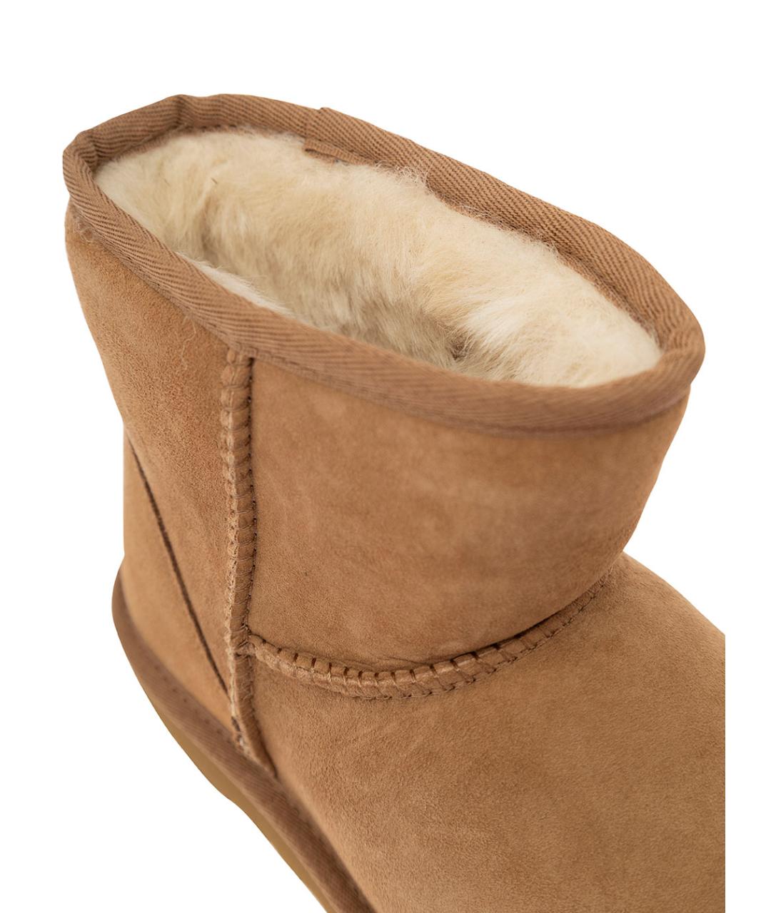 UGG AUSTRALIA Бежевые замшевые ботинки, фото 4