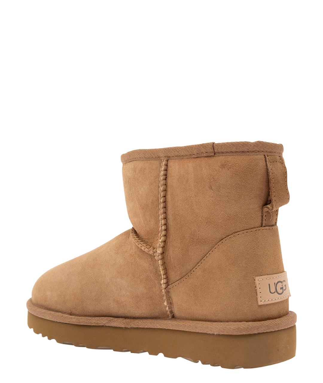 UGG AUSTRALIA Бежевые замшевые ботинки, фото 3