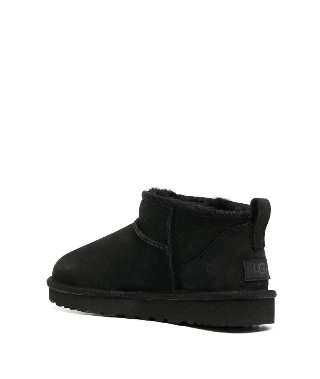 UGG AUSTRALIA Черные замшевые ботинки, фото 4