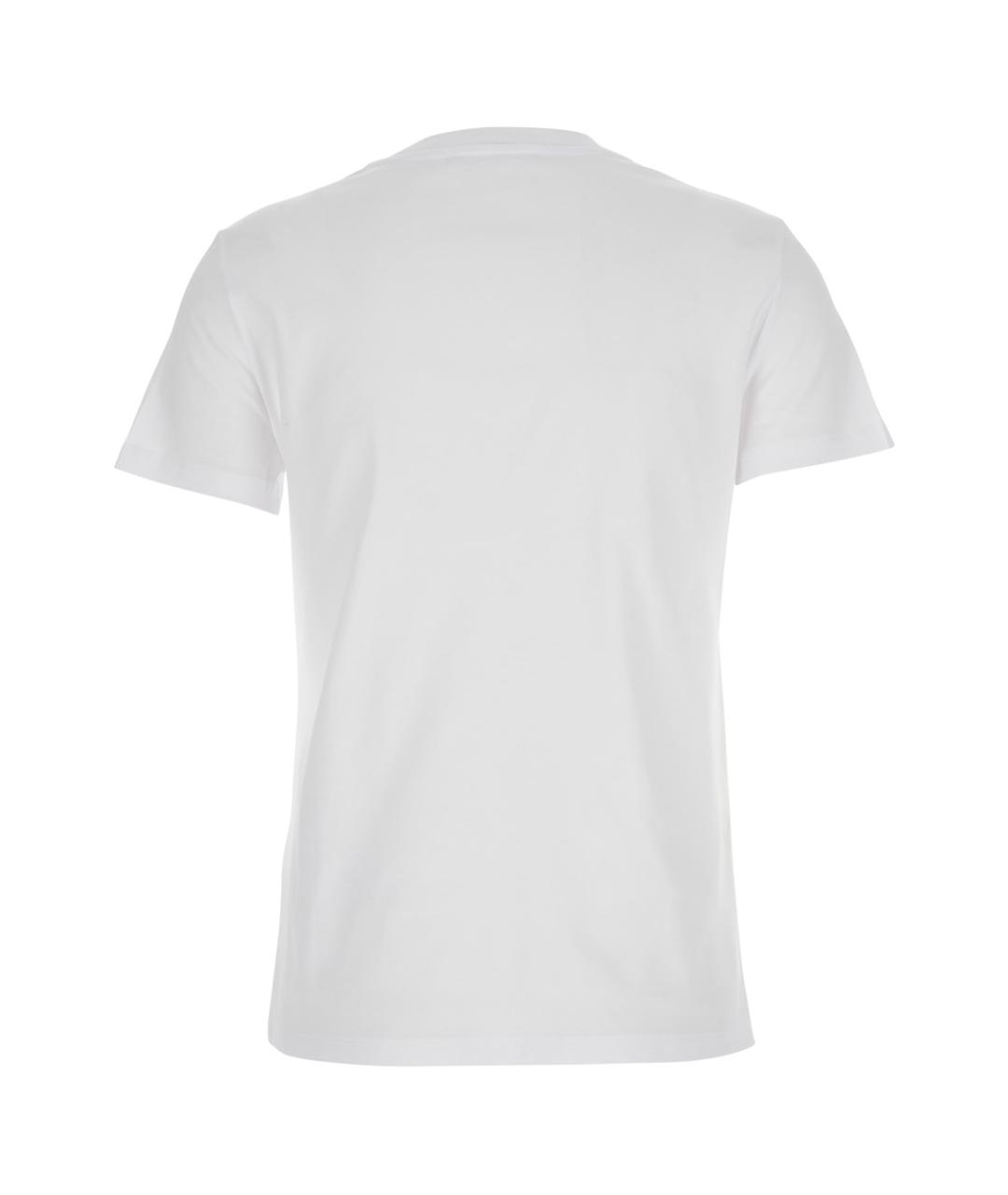 MAX MARA Белая хлопковая футболка, фото 2