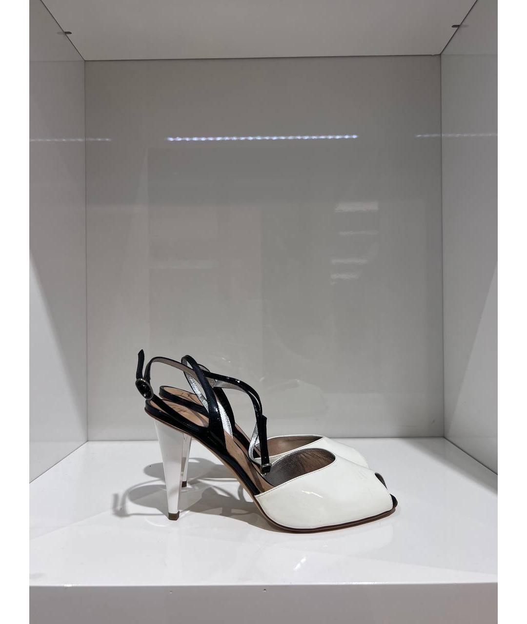 GIUSEPPE ZANOTTI DESIGN Белые кожаные туфли, фото 4