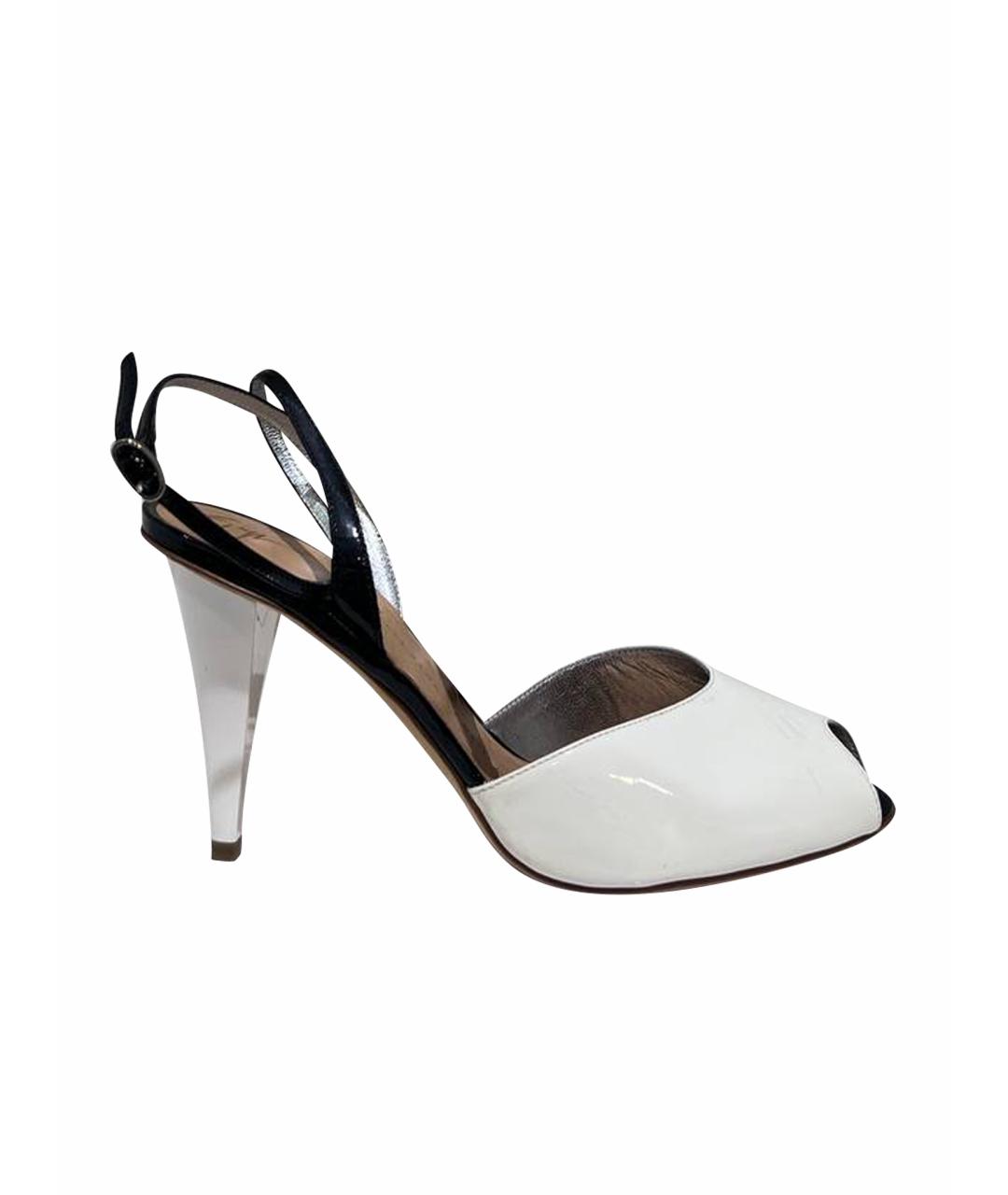 GIUSEPPE ZANOTTI DESIGN Белые кожаные туфли, фото 1