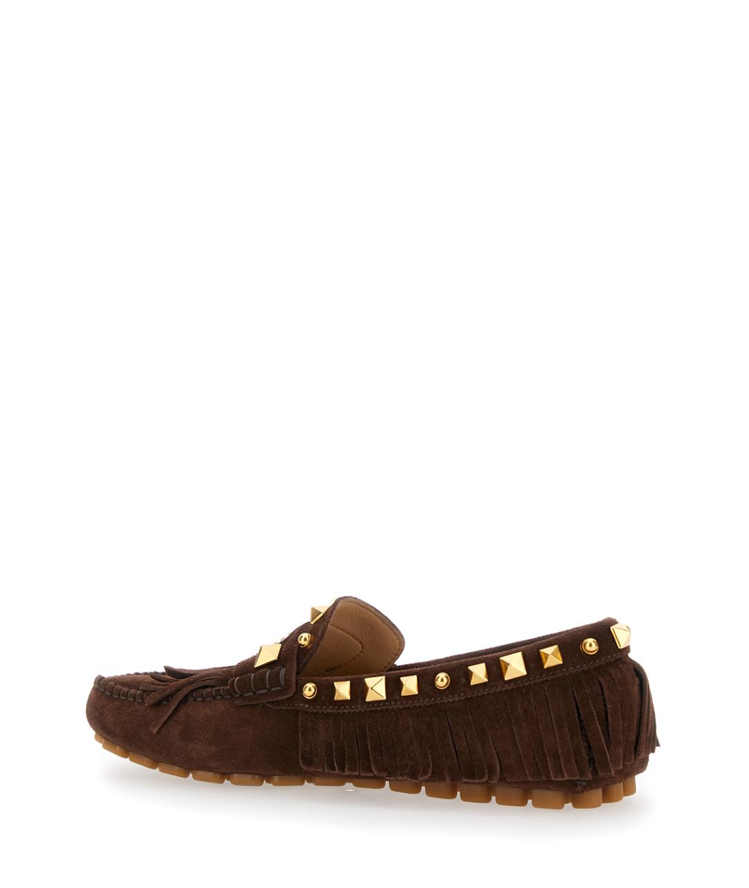 VALENTINO Коричневые замшевые лоферы, фото 3