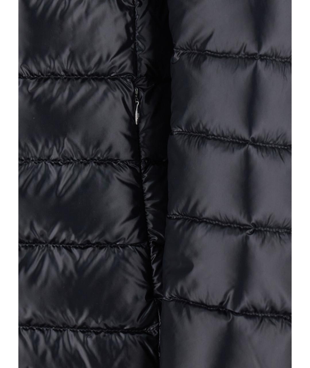 HERNO Черный полиамидовый пуховик, фото 3