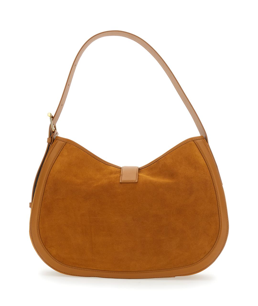 ALEXANDER MCQUEEN Коричневая замшевая сумка через плечо, фото 2