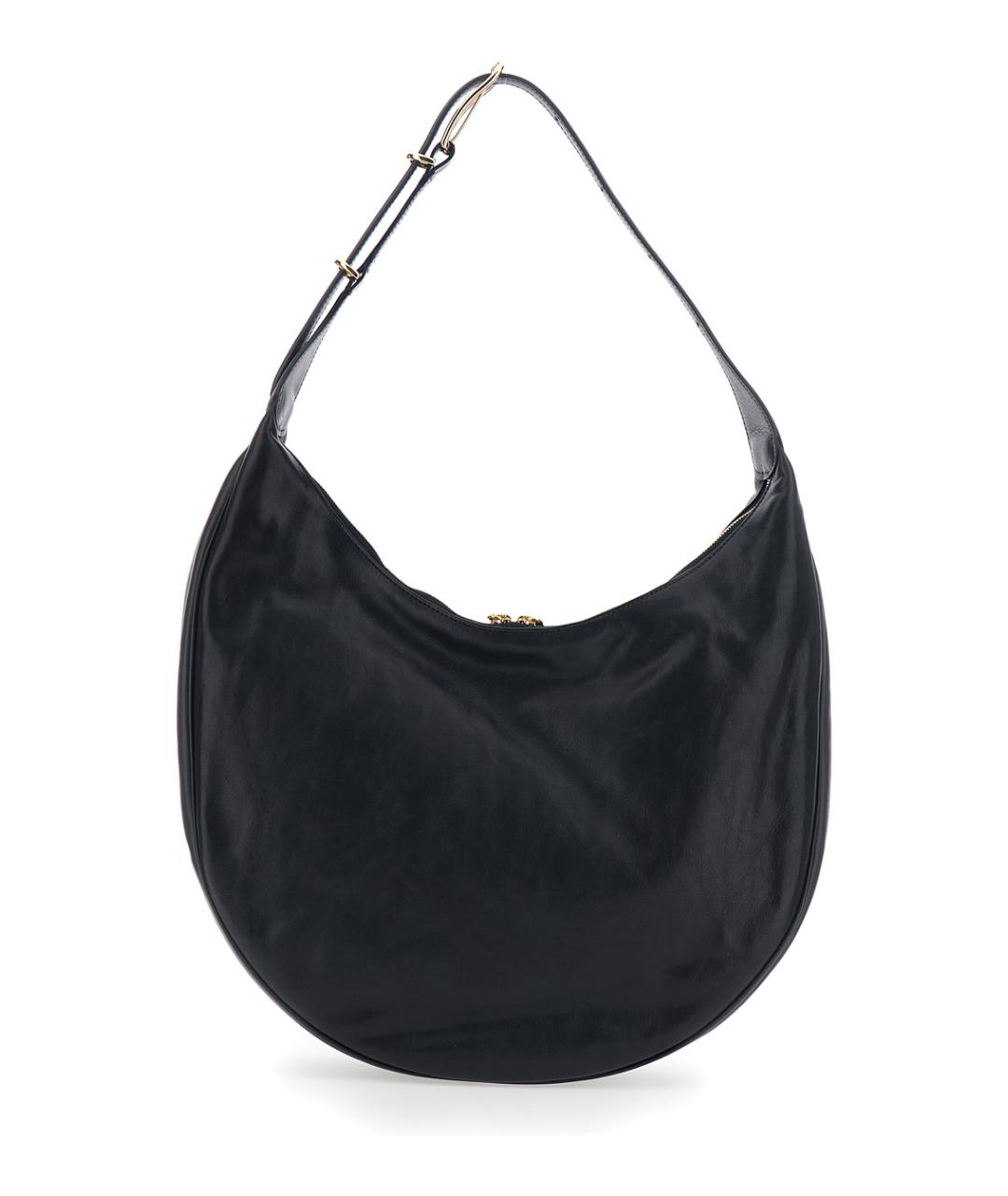 LIFFNER Черная кожаная сумка через плечо, фото 2