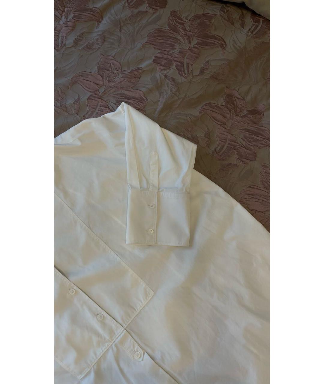 JIL SANDER Белая хлопковая рубашка, фото 5