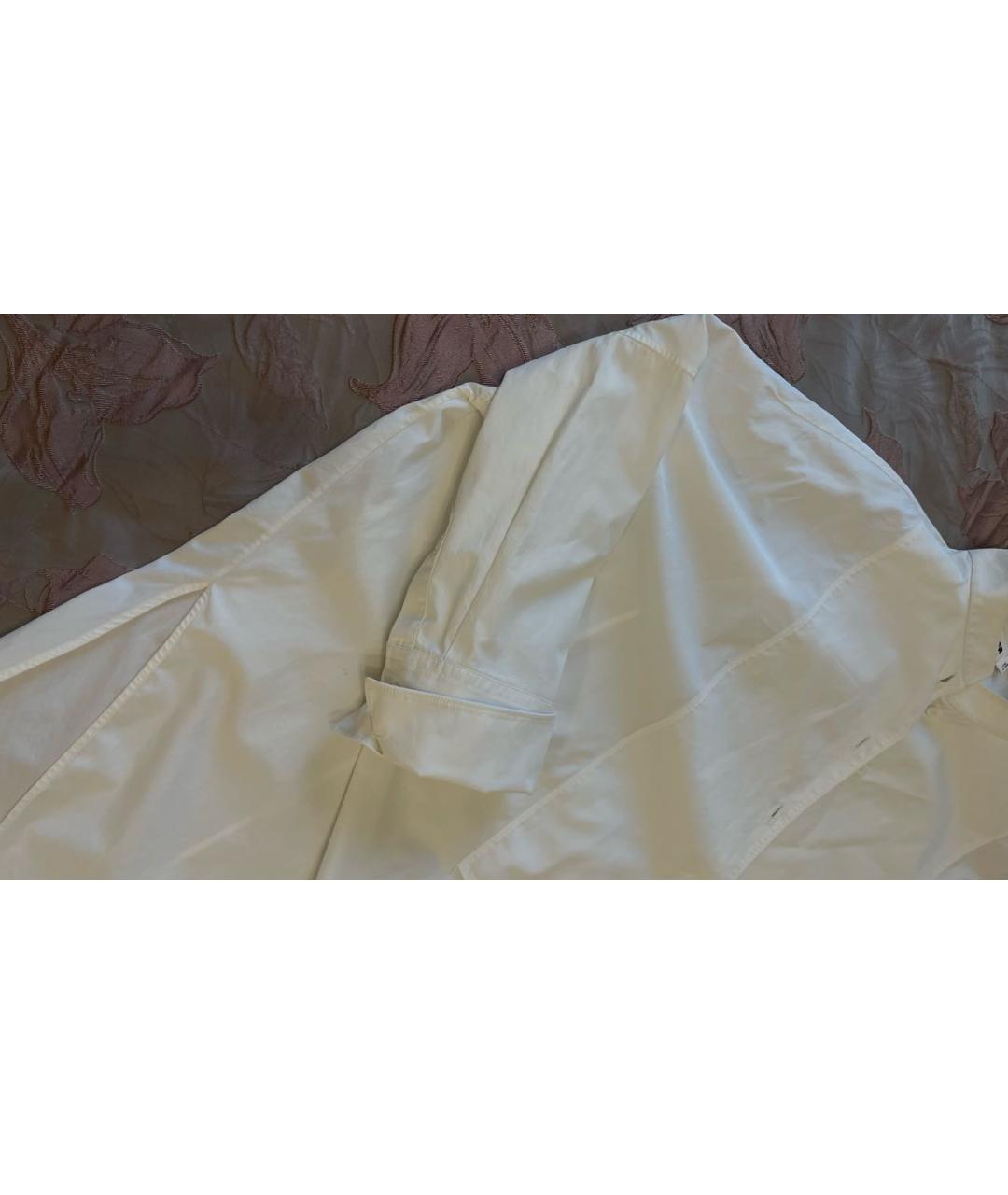 JIL SANDER Белая хлопковая рубашка, фото 6