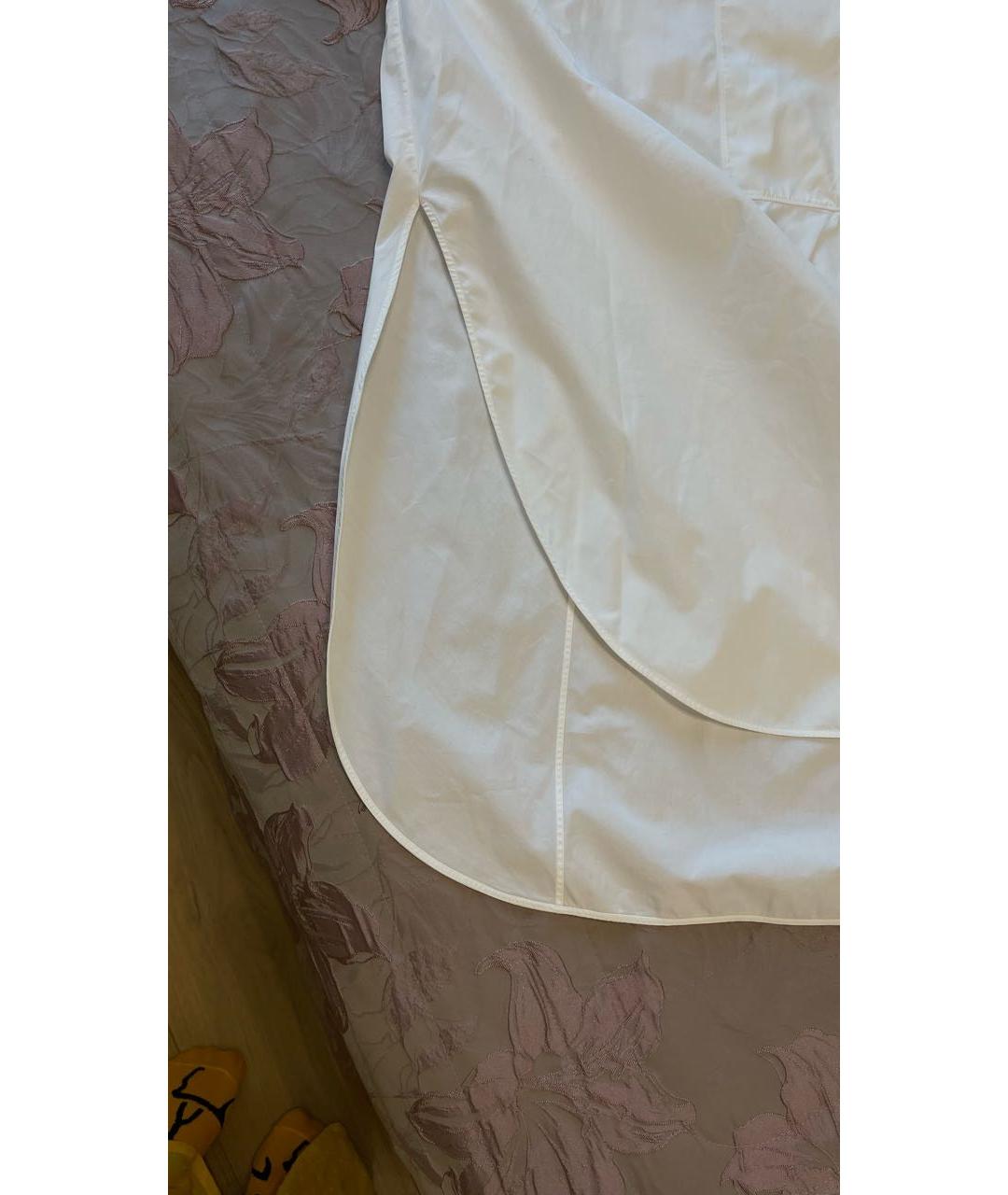 JIL SANDER Белая хлопковая рубашка, фото 4