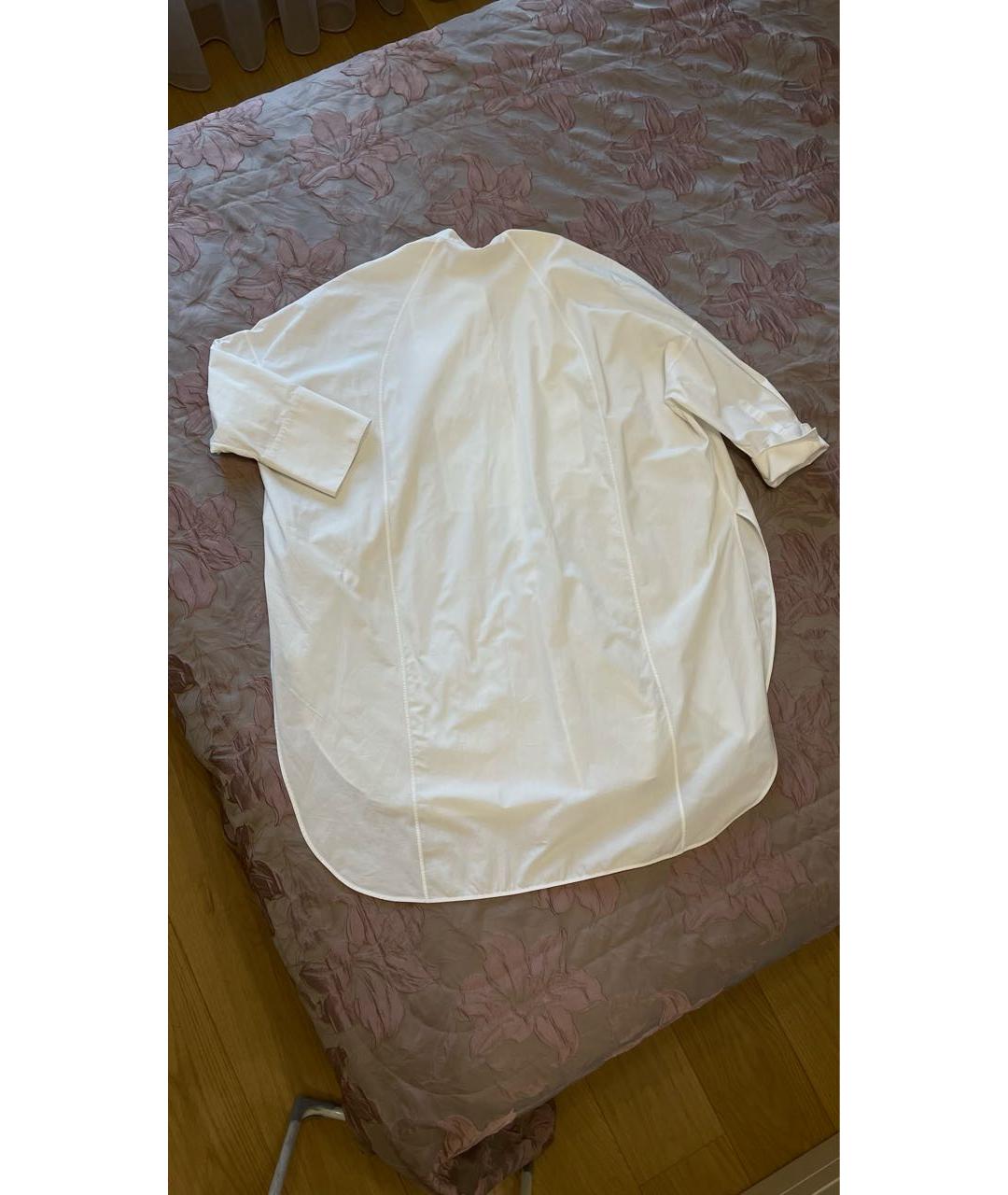 JIL SANDER Белая хлопковая рубашка, фото 2