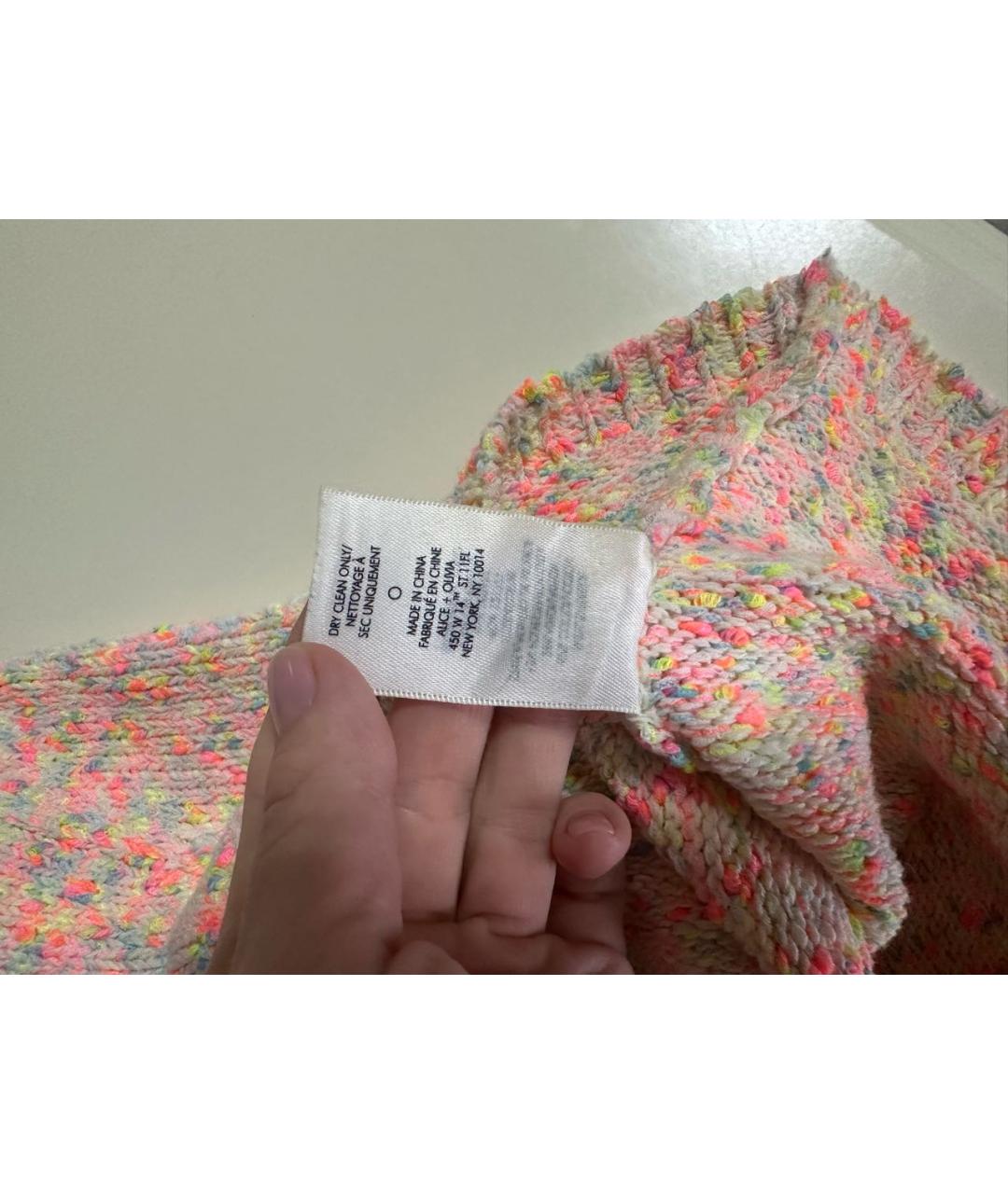 ALICE+OLIVIA Мульти хлопковый джемпер / свитер, фото 4
