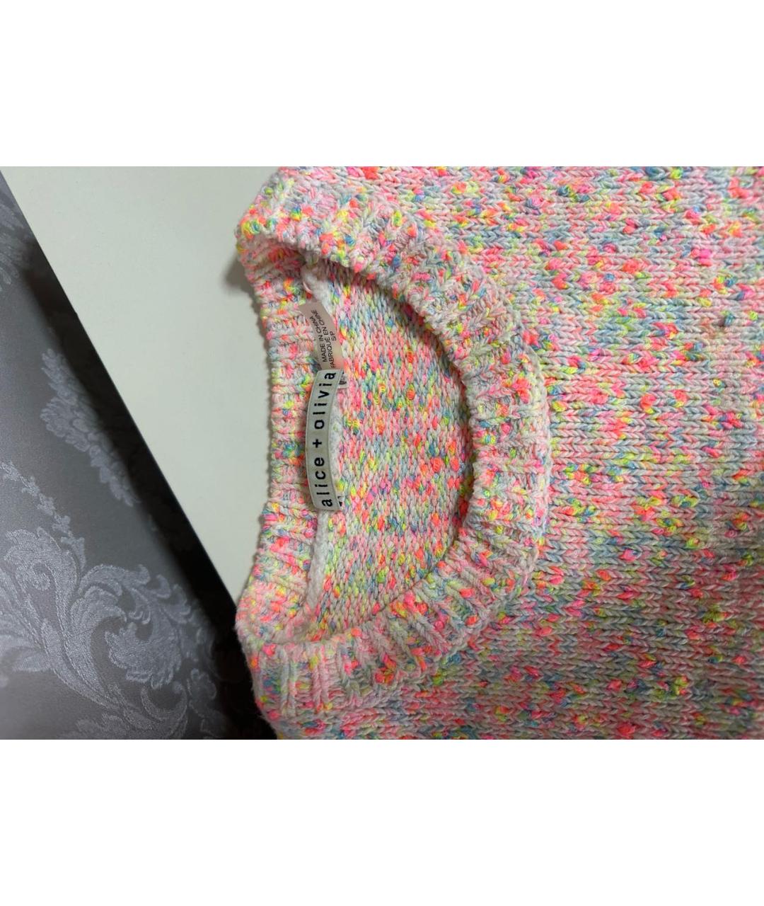 ALICE+OLIVIA Мульти хлопковый джемпер / свитер, фото 2