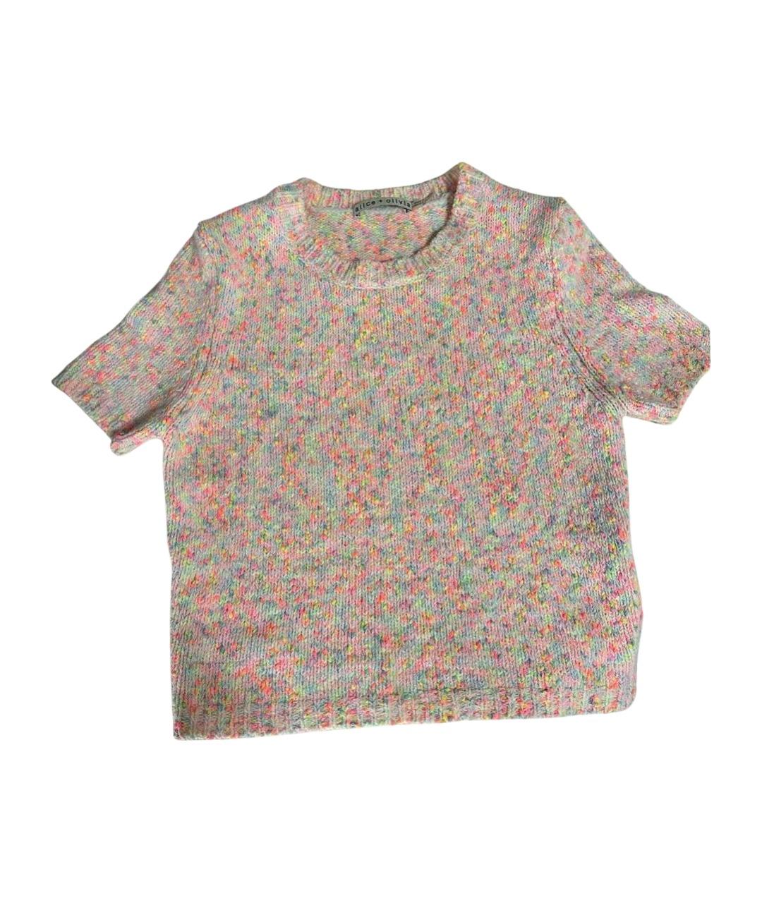 ALICE+OLIVIA Мульти хлопковый джемпер / свитер, фото 1