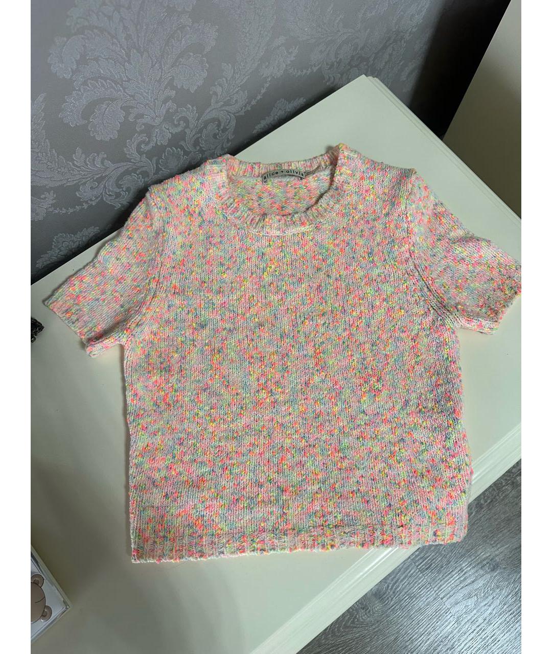 ALICE+OLIVIA Мульти хлопковый джемпер / свитер, фото 6