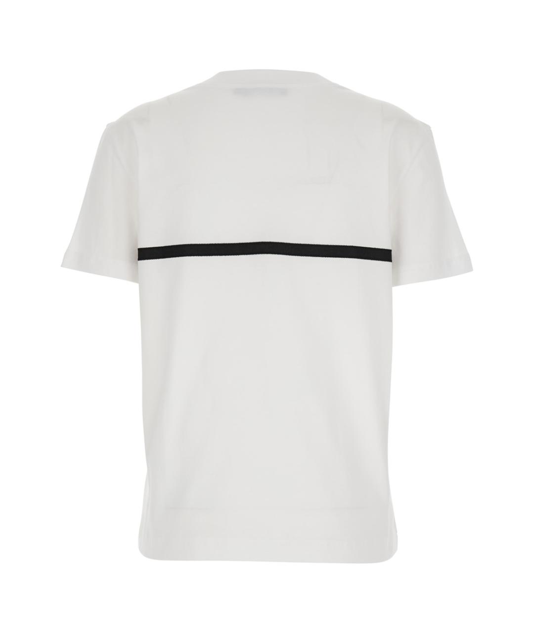 DOLCE&GABBANA Белая хлопковая футболка, фото 2