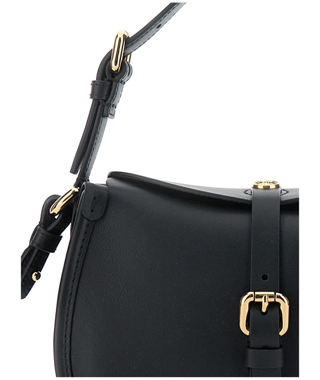 ETRO Черная кожаная сумка через плечо, фото 3