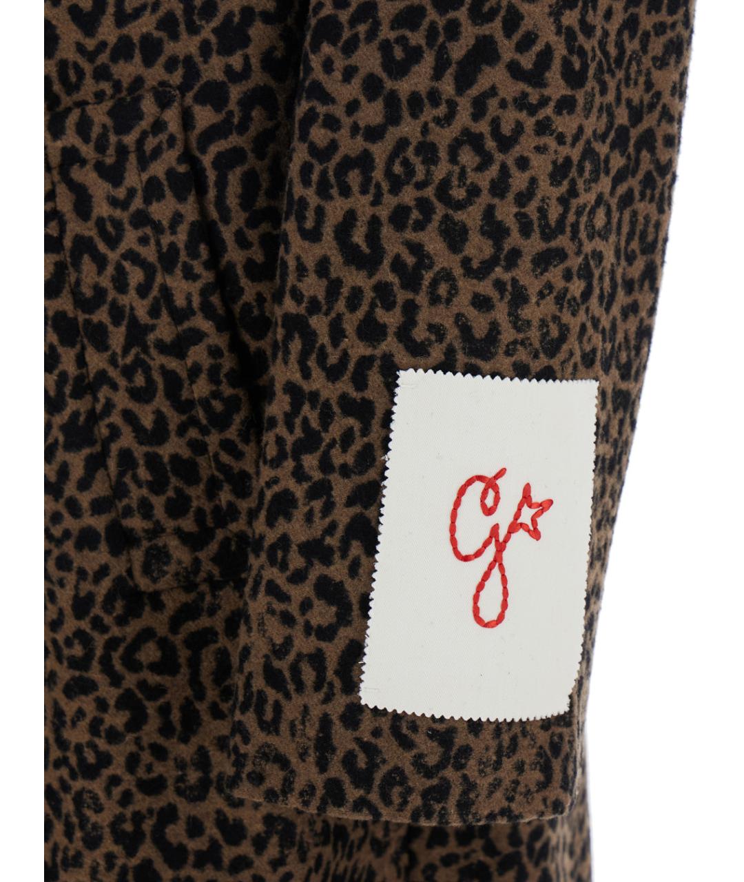 GOLDEN GOOSE DELUXE BRAND Мульти шерстяное пальто, фото 3