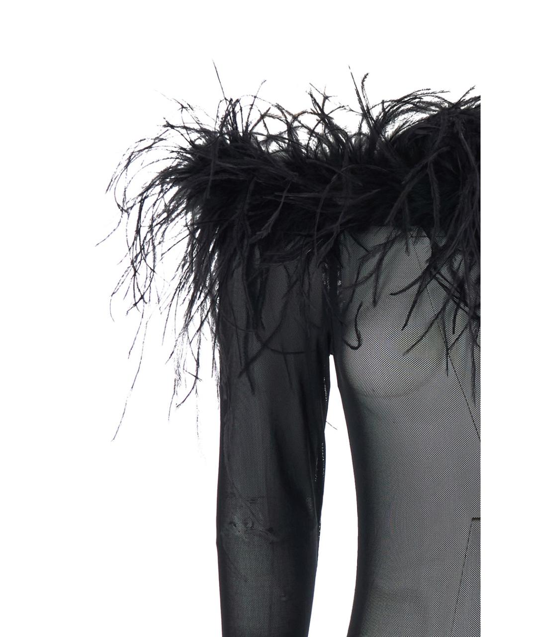 TWENTY FOURHAITCH Черная полиамидовая блузы, фото 3