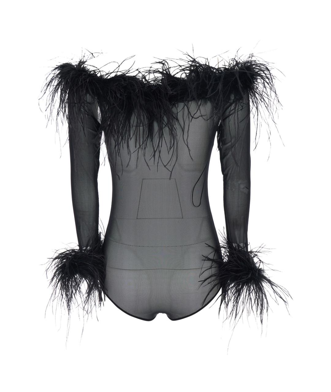 TWENTY FOURHAITCH Черная полиамидовая блузы, фото 2