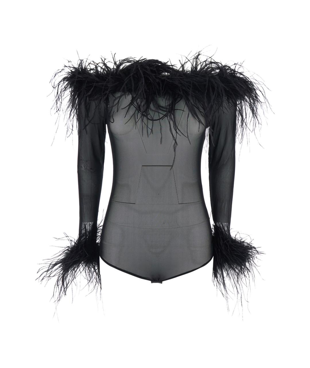 TWENTY FOURHAITCH Черная полиамидовая блузы, фото 1