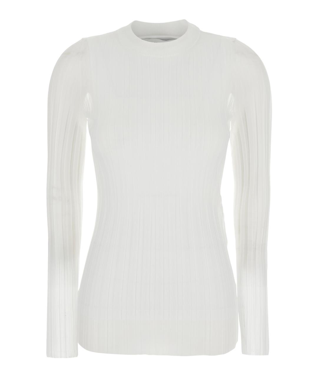 SPORTMAX Белая полиэстеровая водолазка, фото 1