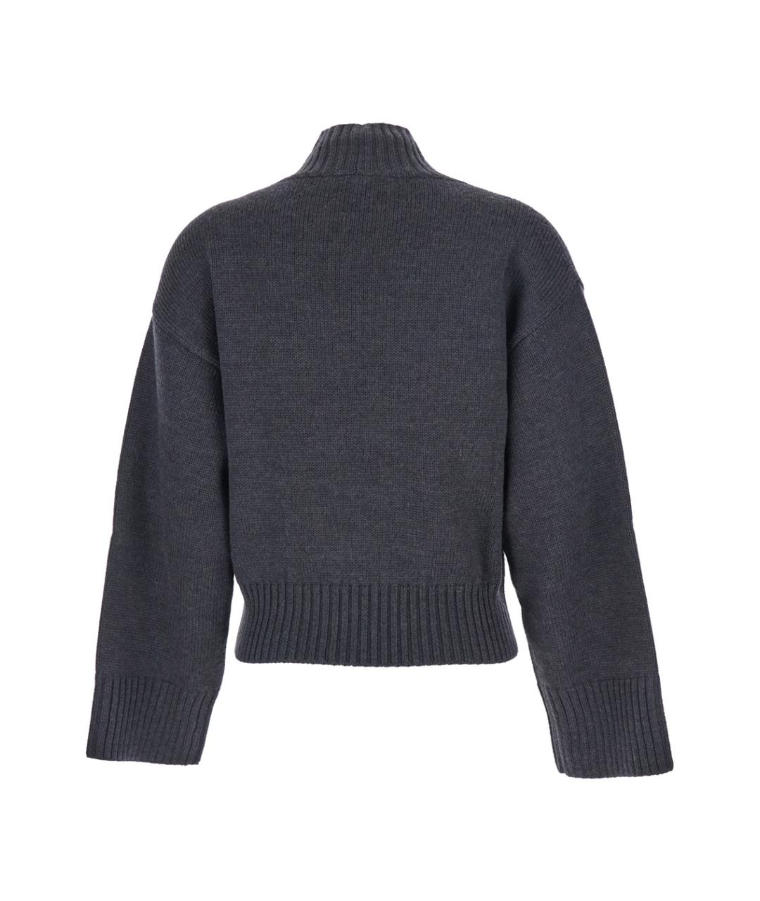 FABIANA FILIPPI Серый шерстяной джемпер / свитер, фото 2