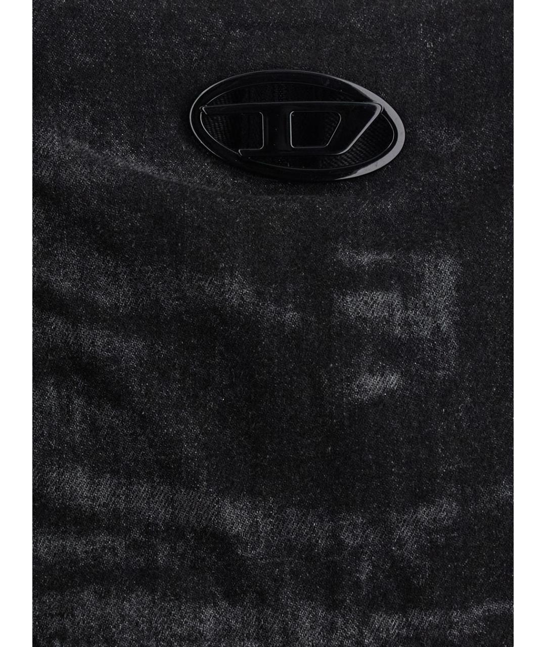 DIESEL Серые хлопковые прямые джинсы, фото 3