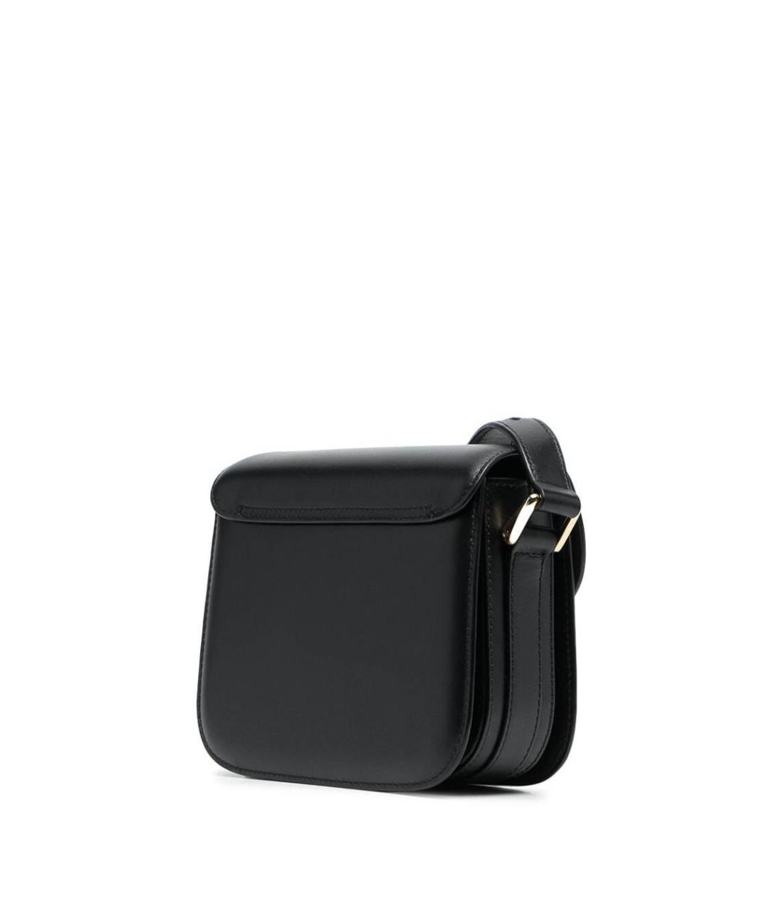 A.P.C. Черная кожаная сумка через плечо, фото 2