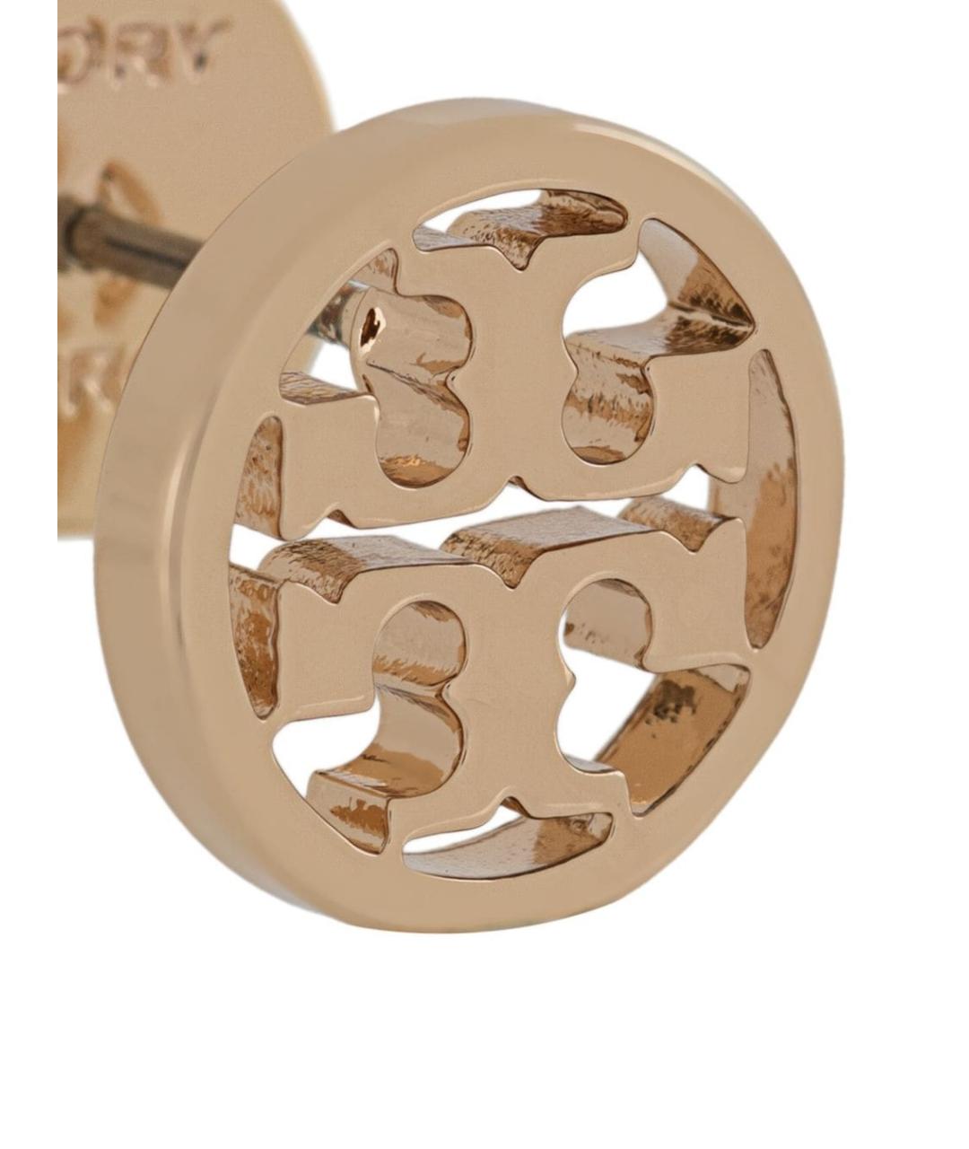 TORY BURCH Золотые металлические серьги, фото 2