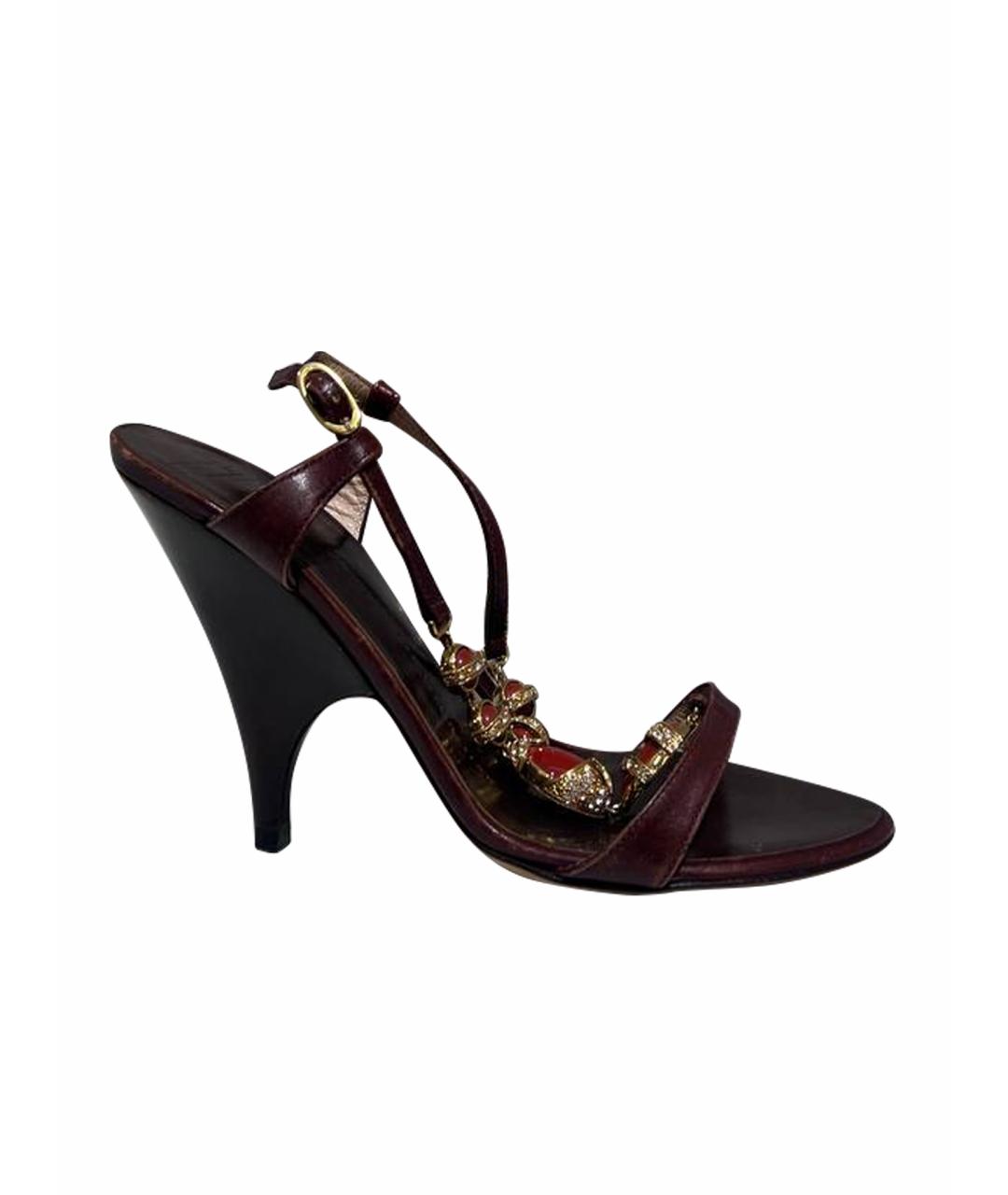 GIUSEPPE ZANOTTI DESIGN Мульти кожаные босоножки, фото 1