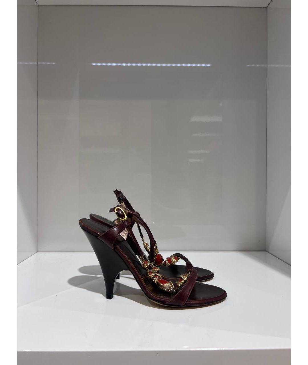 GIUSEPPE ZANOTTI DESIGN Мульти кожаные босоножки, фото 4