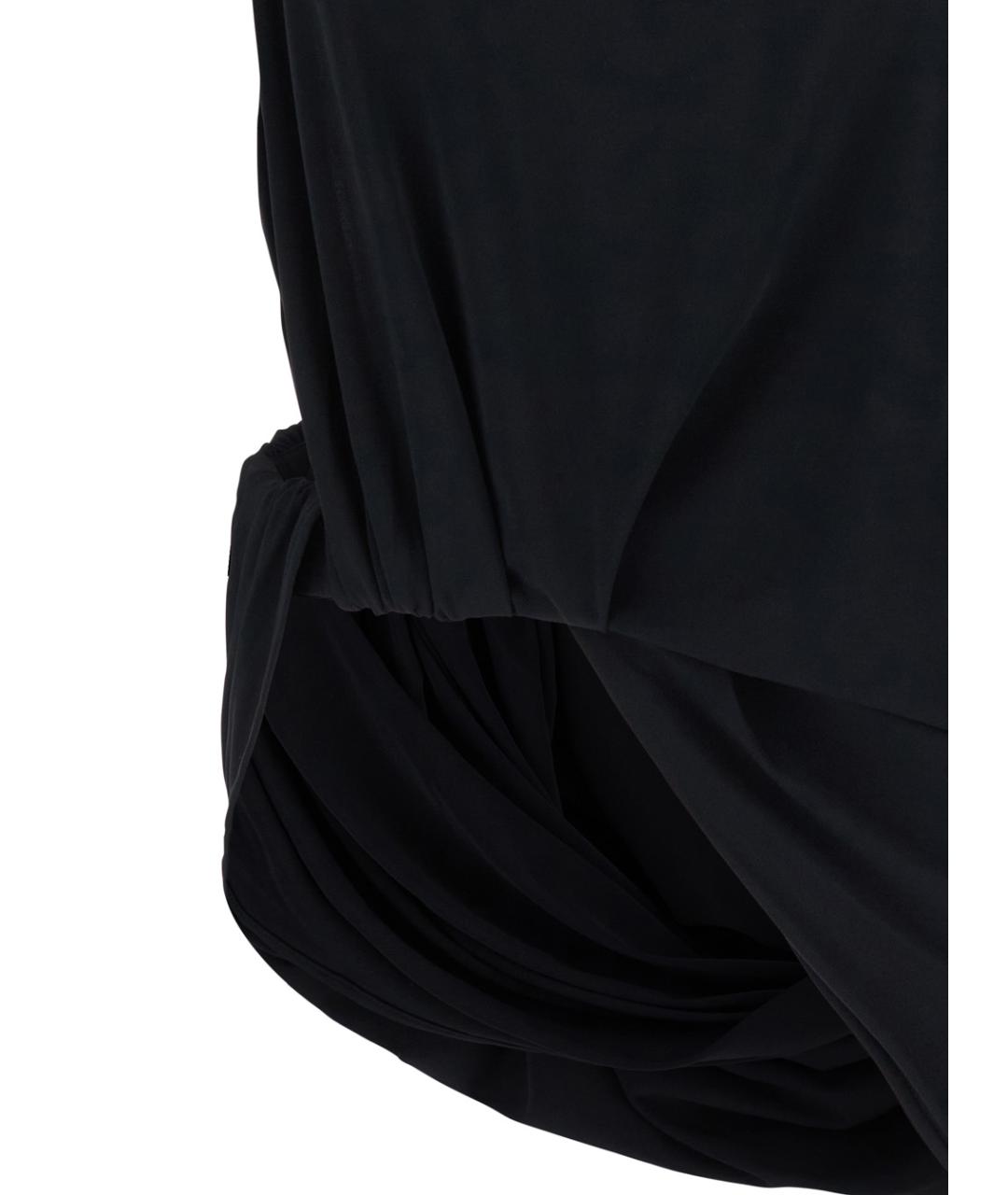 JACQUEMUS Черная вискозная блузы, фото 3