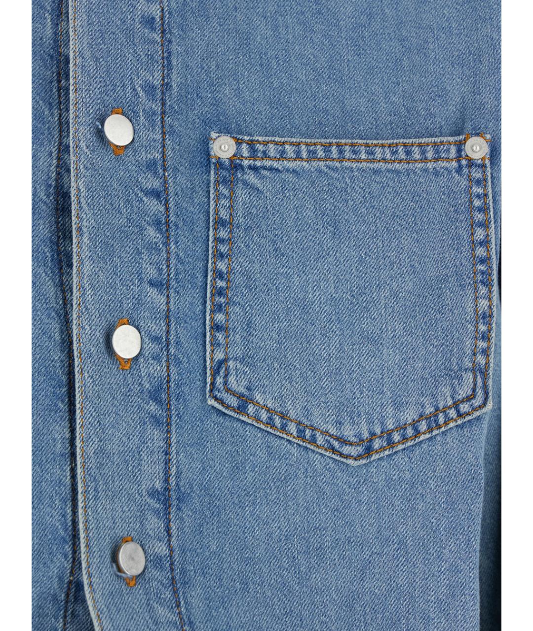 HAIKURE Синее хлопковое повседневное платье, фото 3