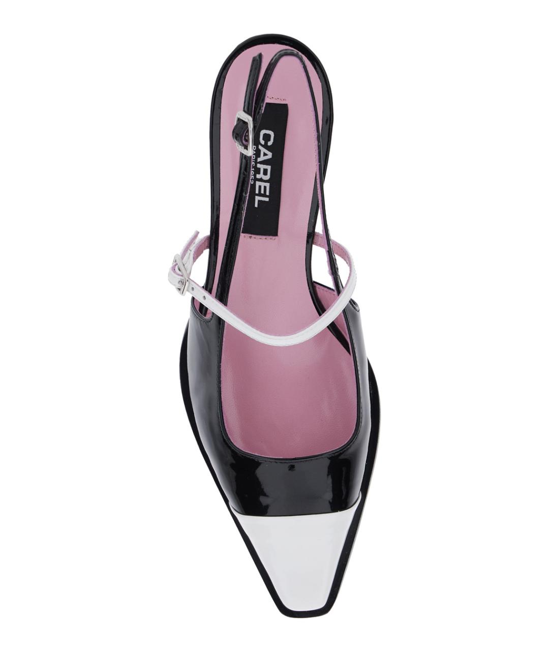 CAREL Черные кожаные туфли, фото 4