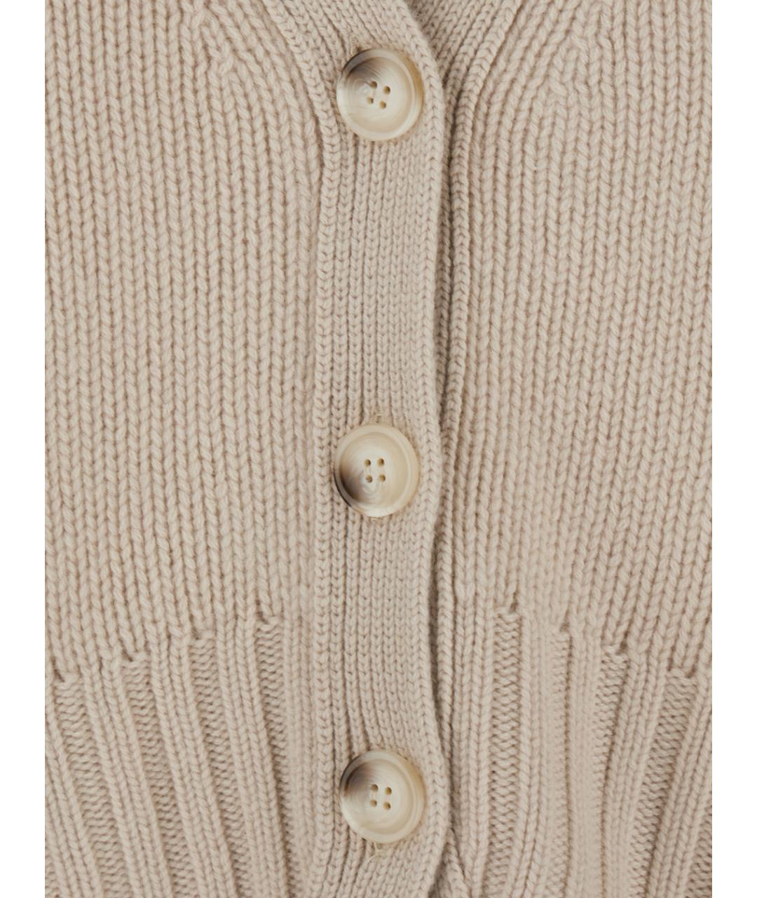 SOFT GOAT Бежевый кашемировый джемпер / свитер, фото 3