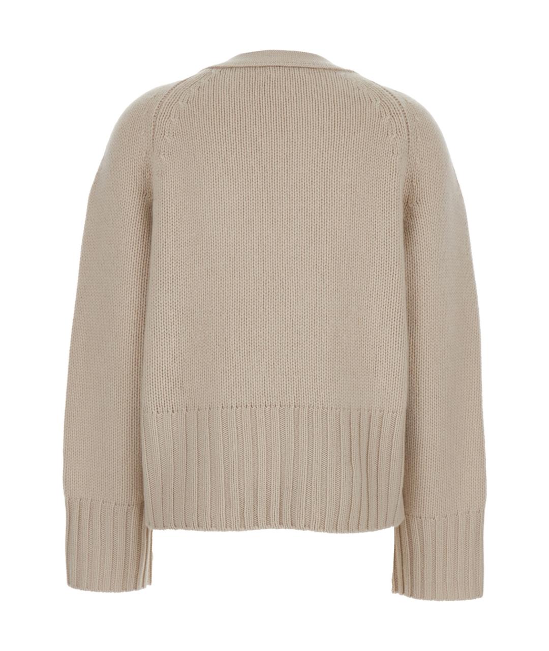 SOFT GOAT Бежевый кашемировый джемпер / свитер, фото 2