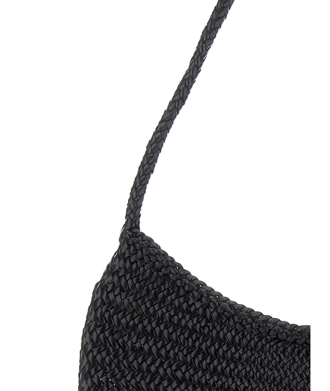 Dragon Diffusion Черная кожаная сумка через плечо, фото 3