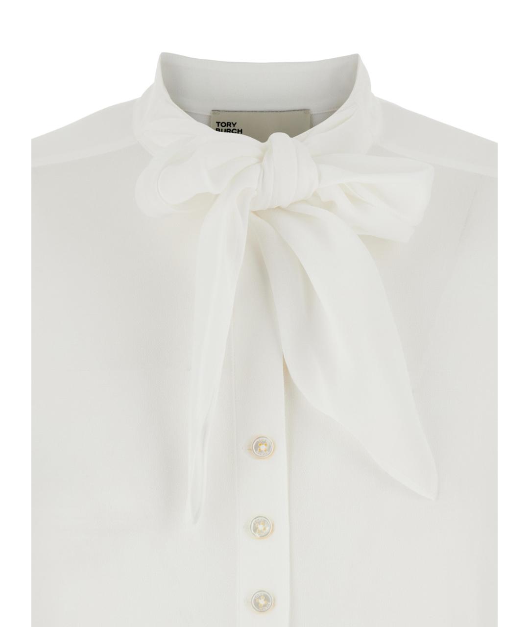 TORY BURCH Белая вискозная блузы, фото 2