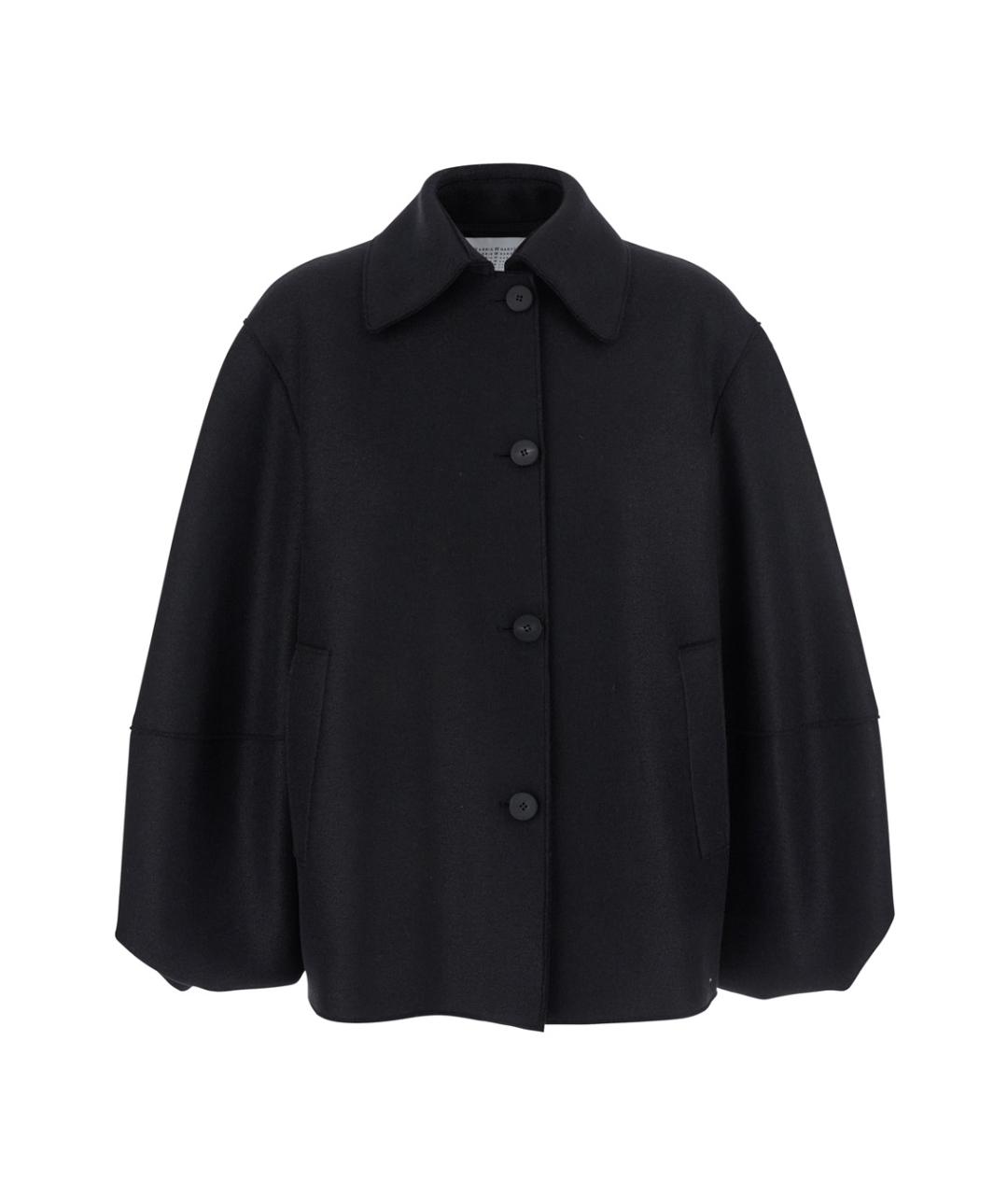 HARRIS WHARF LONDON Черная шерстяная куртка, фото 1