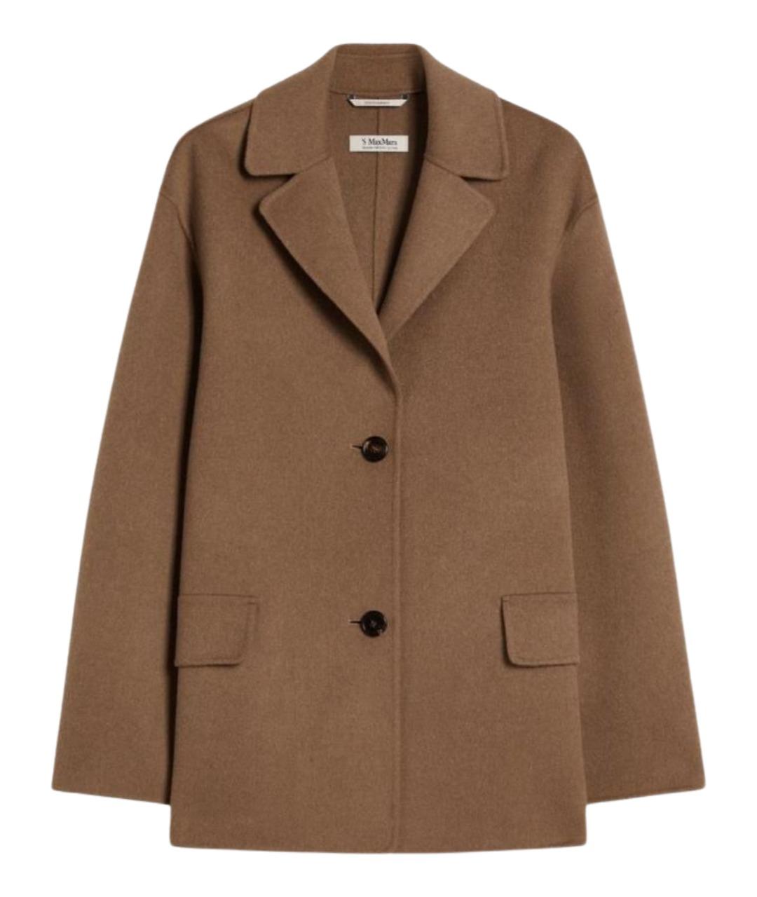 'S MAX MARA Бежевая шерстяная куртка, фото 1